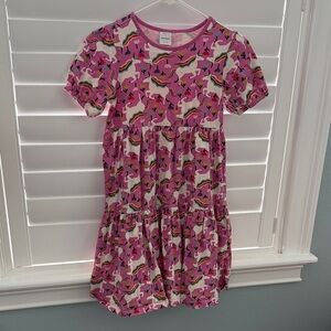 Hannah Anderson Pink Unicorn Kids Dress